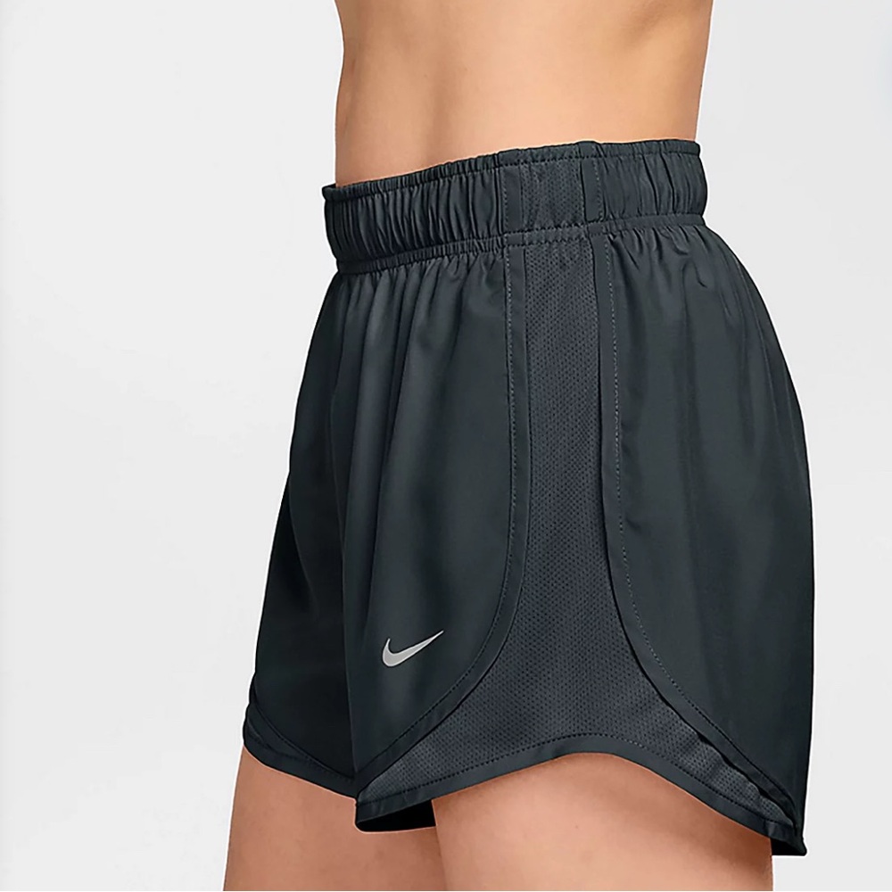 Nike Women’s Black Athletic Running Shorts with Reflective Swoosh